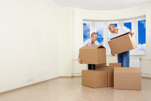 Careful packing and loading for a Shepherds Bush house move
