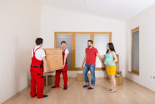 Moving flats and apartments in Shepherds Bush with a removal truck