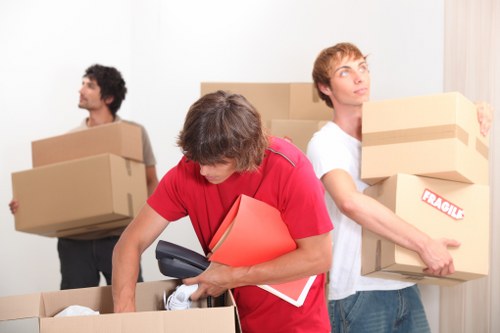 Packing and loading furniture for a local Shepherds Bush move