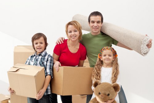 Careful handling of office equipment during a move